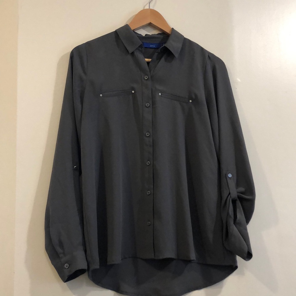 Gray blouse Small